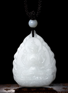 原创佛像挂件琉璃汉白玉定制