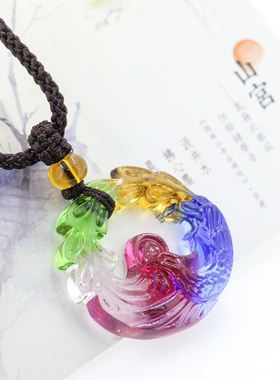 古法全新情侣款生日ab缘分吊坠