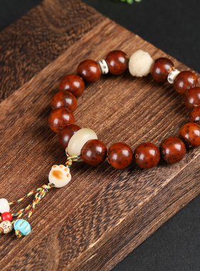 男女紫金鼠菩提原创设计高油红皮