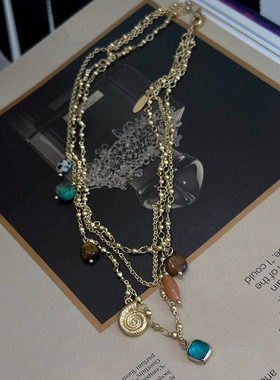 JILIFANG意大利度假风多层项链