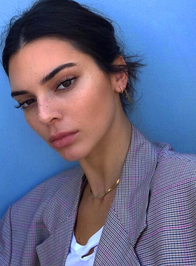 肯豆kendall极简风欧美项链