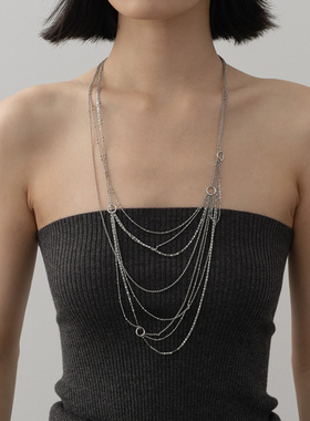 流苏瀑布张悦儿同款项链