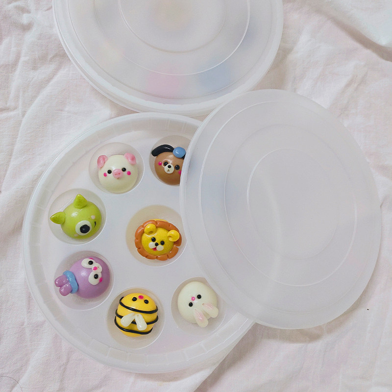 9格圆形汤圆盒一次性元宵托食品级卡通汤圆食品耐冷冻打包盒定制,淘宝优惠券,粉丝福利购,淘宝优惠卷