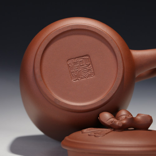 笑口常开原矿底槽青名家杨良君全手工紫砂杯性价比高中秋节送礼 - 图2