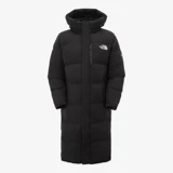 The north face, бархатный ветрозащитный длинный пуховик, утиный пух, длина макси