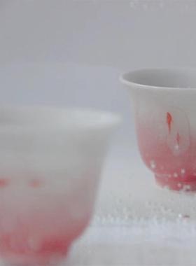 ATPEUN景德镇原创手工手绘金鱼陶瓷茶具套装