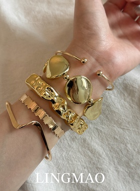 复古时尚小众多层叠戴绕线手环女