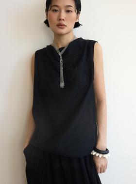 蕾丝月帘项链轻奢小众高级感独特