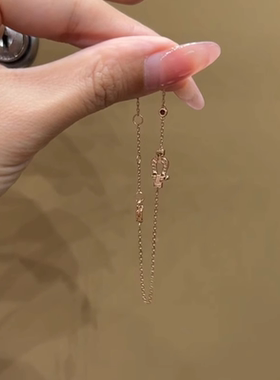 高保色微镶细闪仿水晶马蹄扣手链