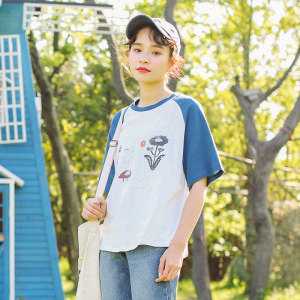 小清新百搭宽松T恤