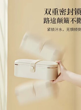 LIOM多功能电热饭盒双格分区大容量上班族带盖可煮饭迷你电饭锅
