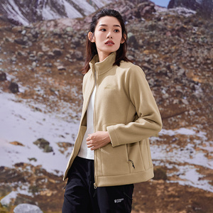 【礼金】拓路者秋季户外抓绒衣外套女士立领