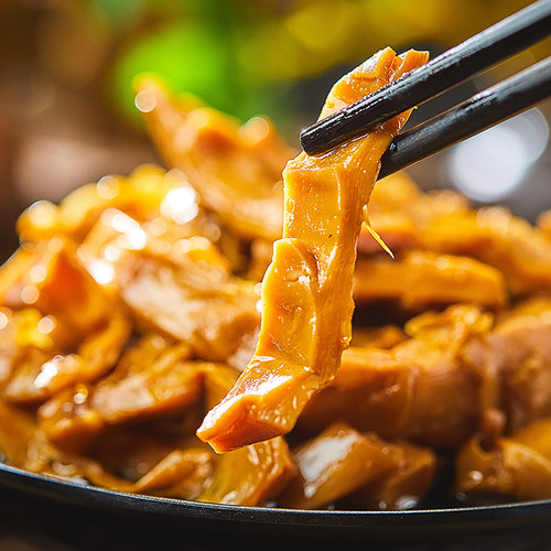 奉化油焖笋罐头宁波特产酱油烤笋春雷竹笋即食下饭菜小菜凉菜瓶装 - 图3