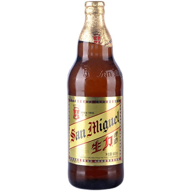 SanMiguel生力啤酒640ml*12瓶 精酿啤酒1×12瓶 啤酒经典啤酒整箱 - 图3