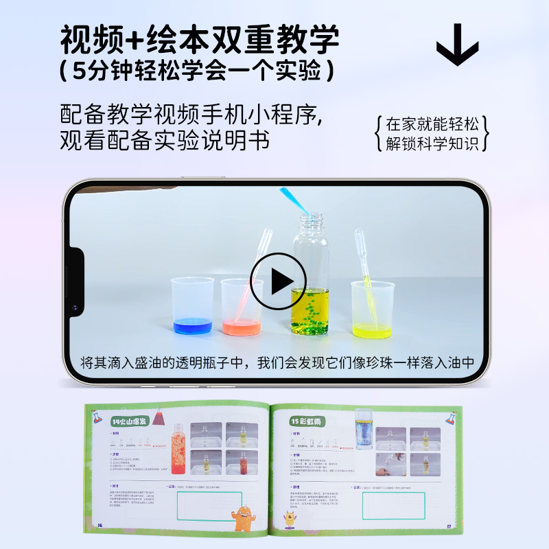 儿童科学小实验套装幼儿园小学生stem玩具益智手工科技制作器材料-图1