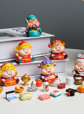 财神小摆件国潮创意装饰品