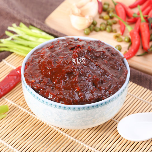 荆沙豆酱皇冠豆瓣酱豌豆酱火锅铁锅柴鸡郭场鸡油焖大虾调料辣椒酱 - 图2