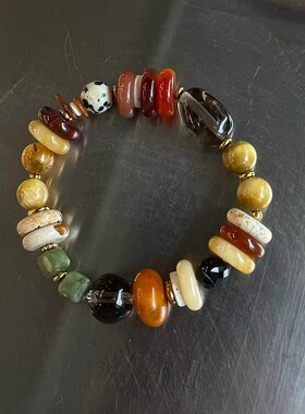 平安吉物原创天然多宝手串女款小众设计感高级轻奢精致闺蜜礼物