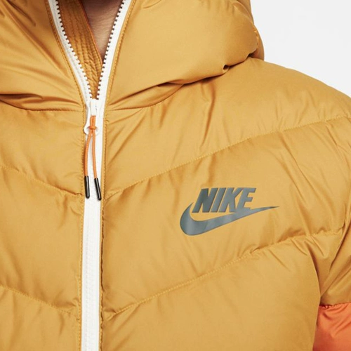 Nike, спортивная куртка с капюшоном для отдыха, пуховик