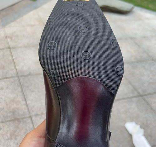 皮底防滑贴耐磨胶片加工打铁 TOP皮鞋安装 - 图2
