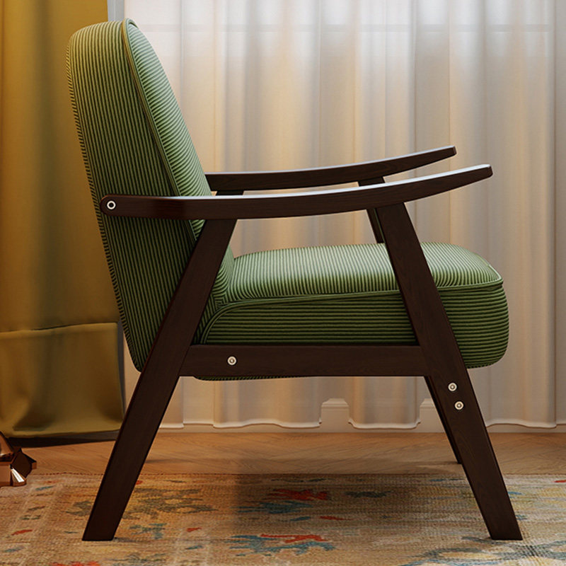 单人沙发椅阳台休闲小户型北欧客厅卧室居家实木中古风洽谈单椅子,淘宝优惠券,粉丝福利购,淘宝优惠卷