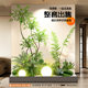 Simulated green plants and landscaping combination, high-end indoor landscaping, window display, fake green plants and bionic plants for under-stairs decoration