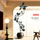 Black King Kong simulated green plants, high-end light luxury plant decoration, indoor living room floor-standing ornaments, fake flowers, simulated flower decorations