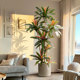 Fake green plant decoration red iron tree indoor potted plant large floor-standing decorative ornaments living room high-end light luxury anti-real plant