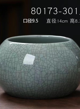 简约哥窑蝴蝶兰花盆绿植大口径老桩文竹专用盆桌面发财树陶瓷盆景