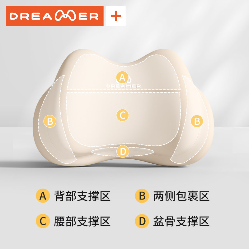 知梦人汽车腰靠护尾椎腰垫开车专用腰托驾驶座椅腰枕车载腰靠靠垫,淘宝优惠券,粉丝福利购,淘宝优惠卷