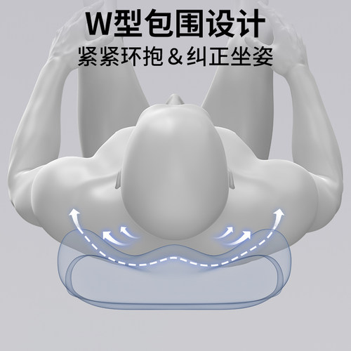 腰靠靠垫办公室工位久坐护腰神器座椅腰垫靠枕睡觉专用靠背垫腰枕 - 图2