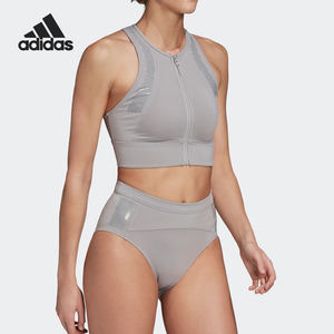 adidas阿迪达斯三角专业分体保守stella SMC竞速游泳衣女运动竞技