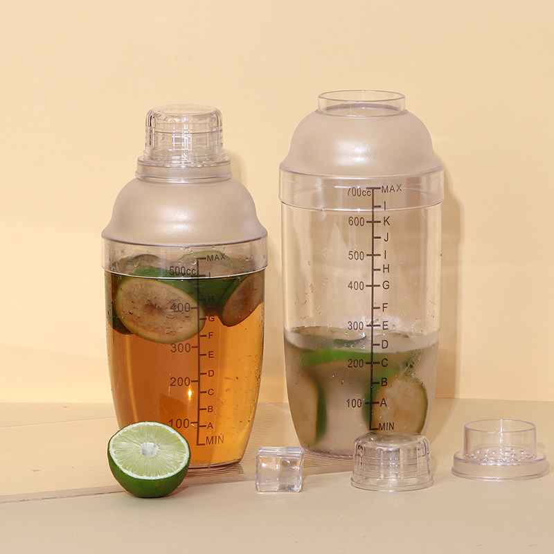 四段带刻度雪克杯高透PC树脂调酒器暴打柠檬专用雪克壶奶茶店器具,淘宝优惠券,粉丝福利购,淘宝优惠卷