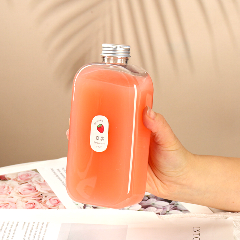 网红奶茶瓶子杯透明塑料杨枝甘露烧仙草喜茶水果汁饮料甜品打包盒 - 图2