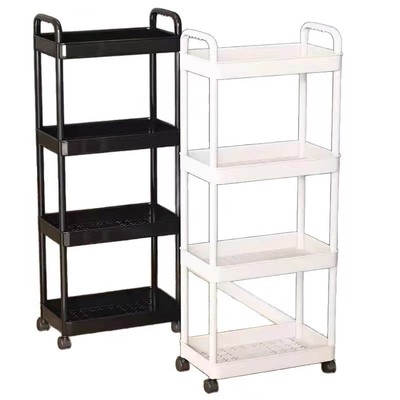 小推车落地卫生间多层厨房移动零食蔬菜卧室床头收纳储物架qs