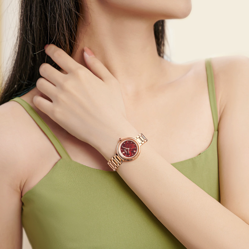 【兔年新品】罗西尼女本命年小红表 罗西尼手表国产腕表
