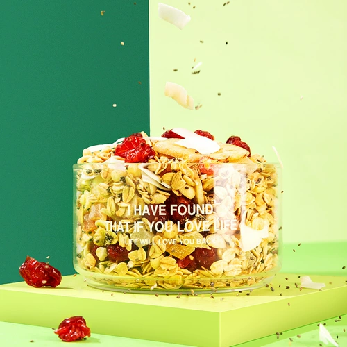 杂粮先生 Гибридные орехи Oatmeal 500G Greal Prinse и Essence Ужин питание завтрак Maccios