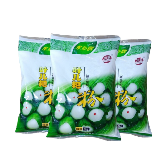 水乡牌叶儿粑粉1kg*2袋四川特产猪儿粑鸭儿耙糯米粉红桥磕粉包邮 - 图1