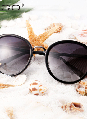 推荐配近视太阳镜的女士墨镜复古