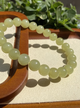 新疆若羌黄口料手串8mm单圈手链