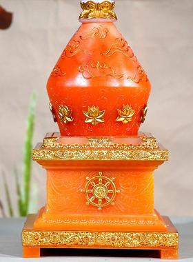 藏式家用室内香炉禅意茶道香薰炉食炉藏式树脂烟供炉煨桑炉