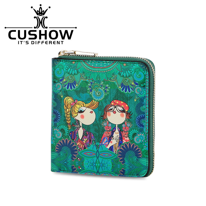 卡秀原创印花牛皮大容量2020卡套 卡秀卡包