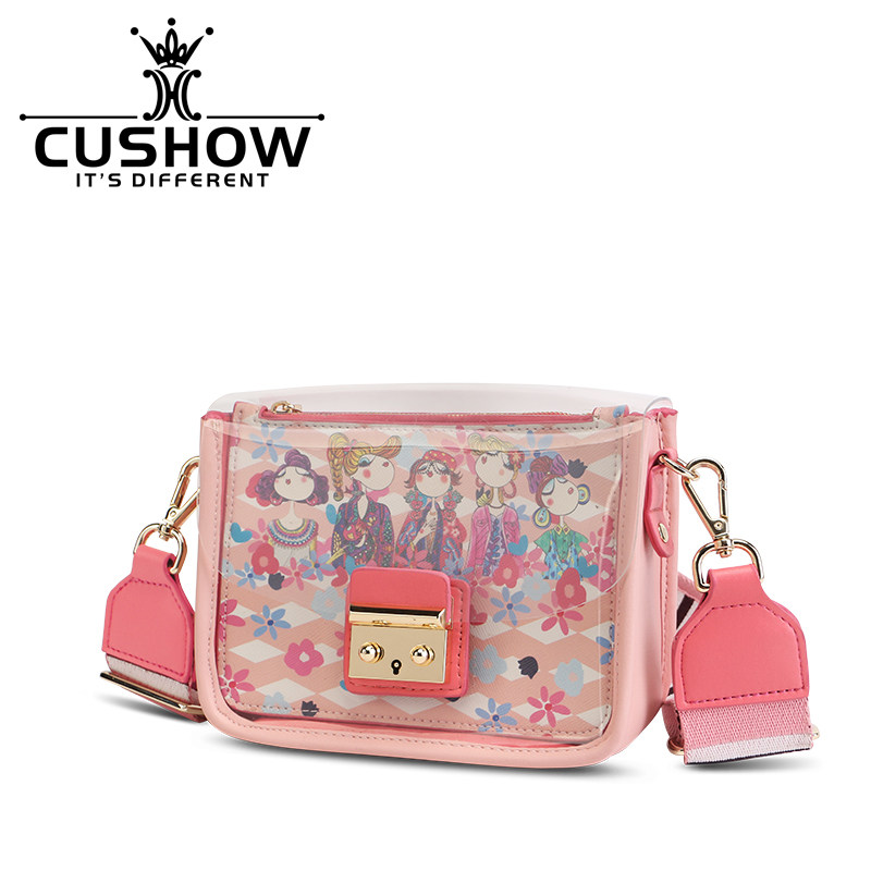 卡秀原创印花透明2020新款果冻包 卡秀女士包袋