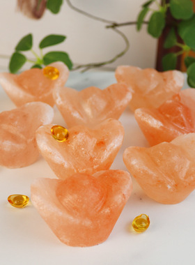 喜马拉雅元宝盐石摆件盐块香薰石