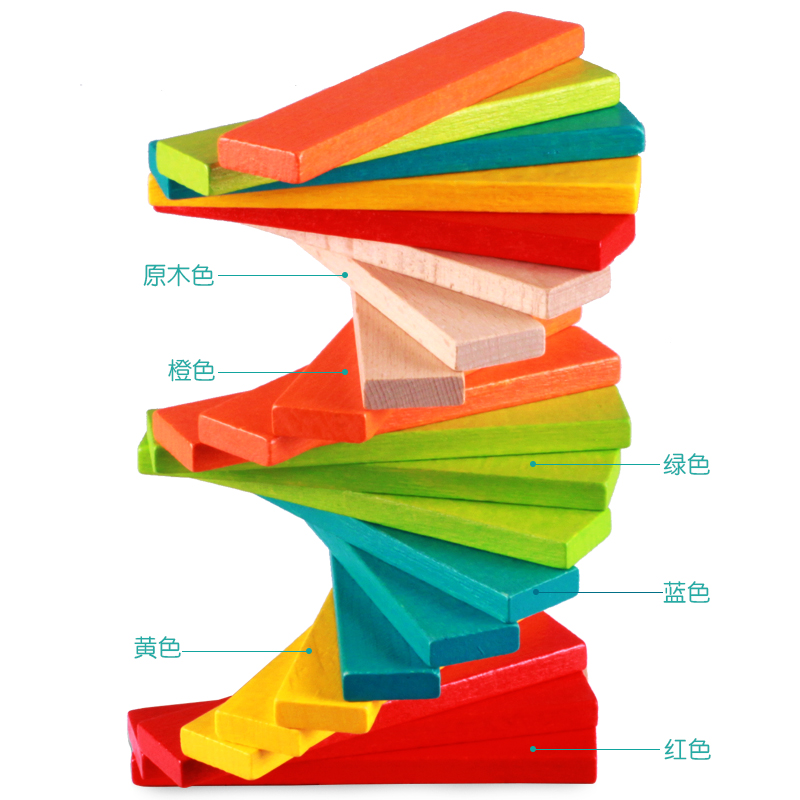 号大阿基米德建筑大师创意积木幼儿园拼装益智玩具实木头木质儿童 - 图2