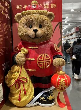 新年摆件家居五路财神财源滚滚