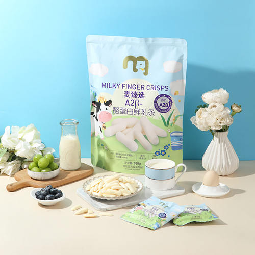 麦德龙代购 麦臻选A2β酪蛋白鲜乳条300g高钙高蛋白奶香四溢酥脆 - 图1