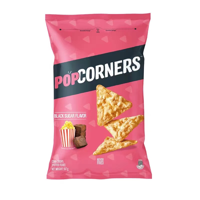 开市客代购 POPCORN3ERS新品粉色黑糖味白切达奶酪味玉米脆片567g-图2