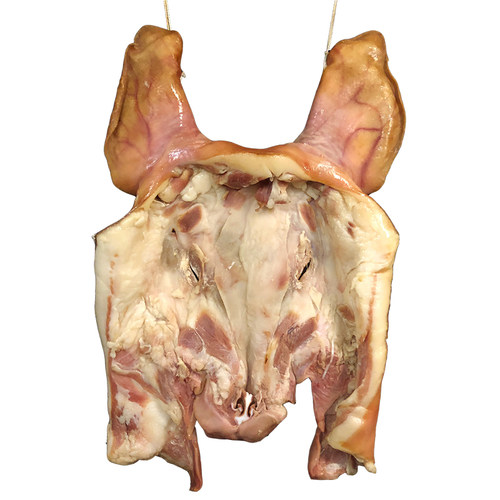 闲鸭 安徽特产咸猪头肉3斤左右 风干腊猪脸猪面皮无骨 带耳朵整只 - 图2