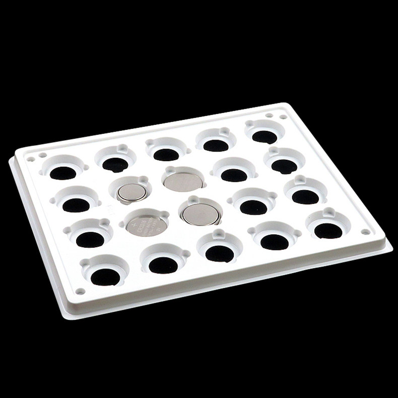 纽扣电池扣式吸塑托盘CR2016 2025 2032 PVC电子包装收纳盒包邮,淘宝优惠券,粉丝福利购,淘宝优惠卷